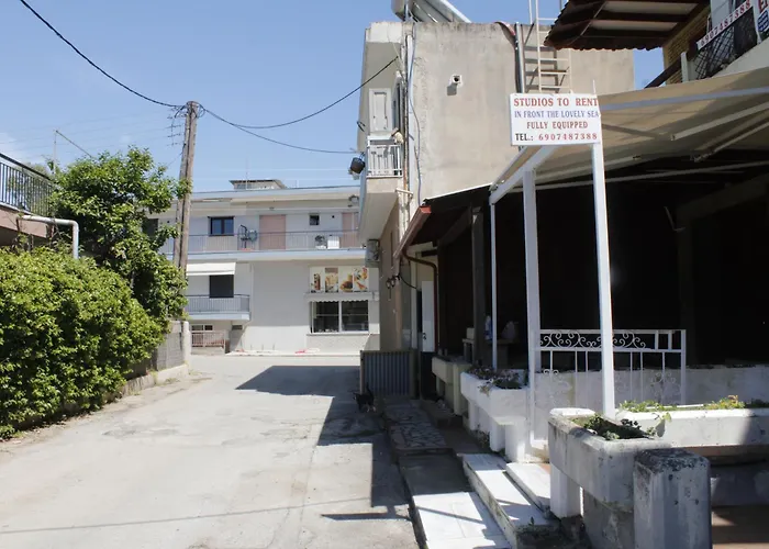 Studioareticom To Rent In Front The Lovely Sea Fully Equipped Plagiastudioseu Nea Plagia