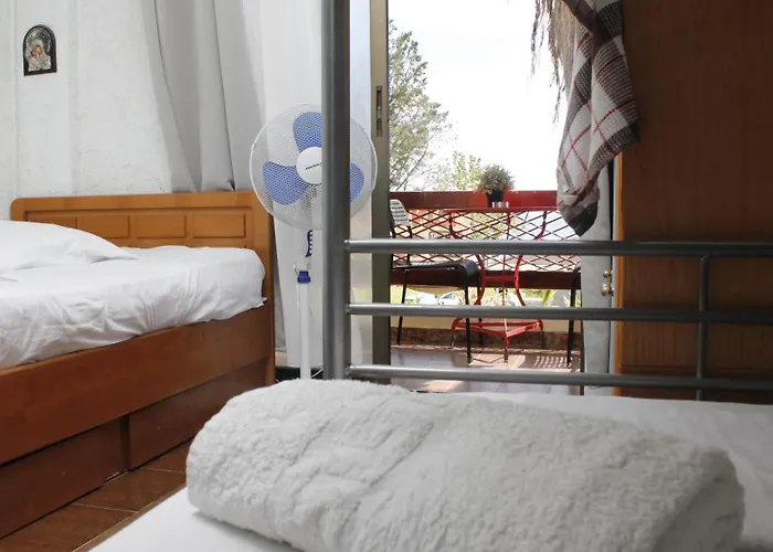 Studioareticom To Rent In Front The Lovely Sea Fully Equipped Plagiastudioseu Pensión Nea Plagia